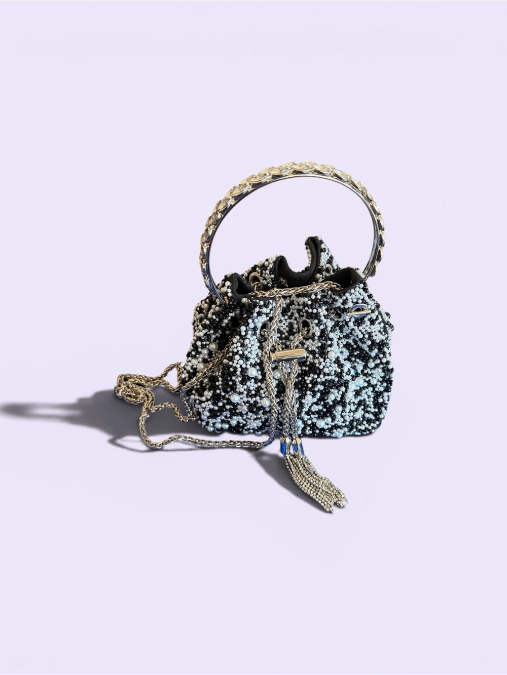 Lorrie Tassel Handbag bucket bag - Picture 2 of 9